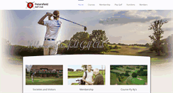 Desktop Screenshot of petersfieldgolfclub.co.uk